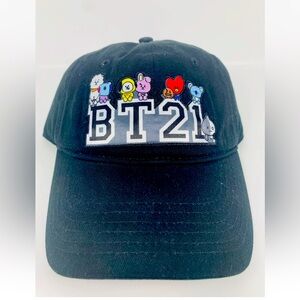 BT21 Line Friends Baseball Dad Hat Cap Tata, Van, Chimmy, Cooky, Shooky, RJ New